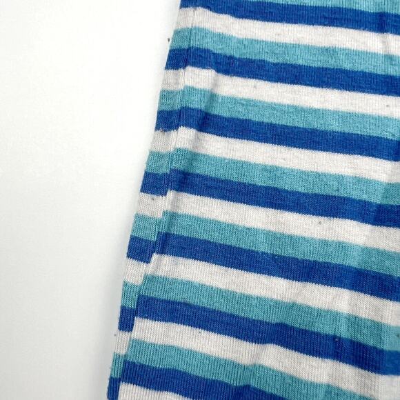 Free Birdees Blue Stripe Zip Footie Pajamas - Picture 5 of 8